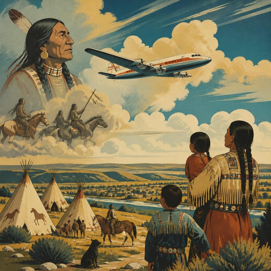Cover art for When a Flight Home Crossed Decatur County