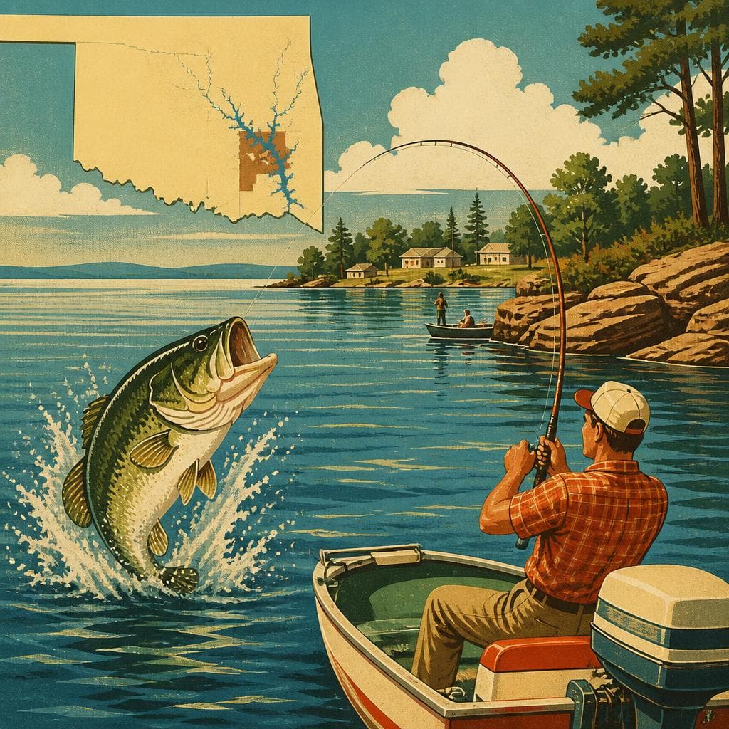 Cover art for Where Oklahoma’s Biggest Lake Meets the Fishing Line
