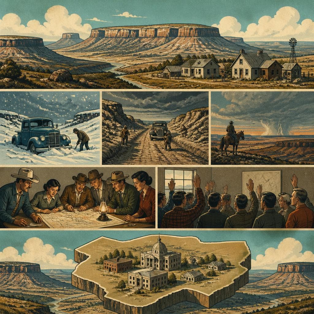 Cover art for How a Plateau Became a County