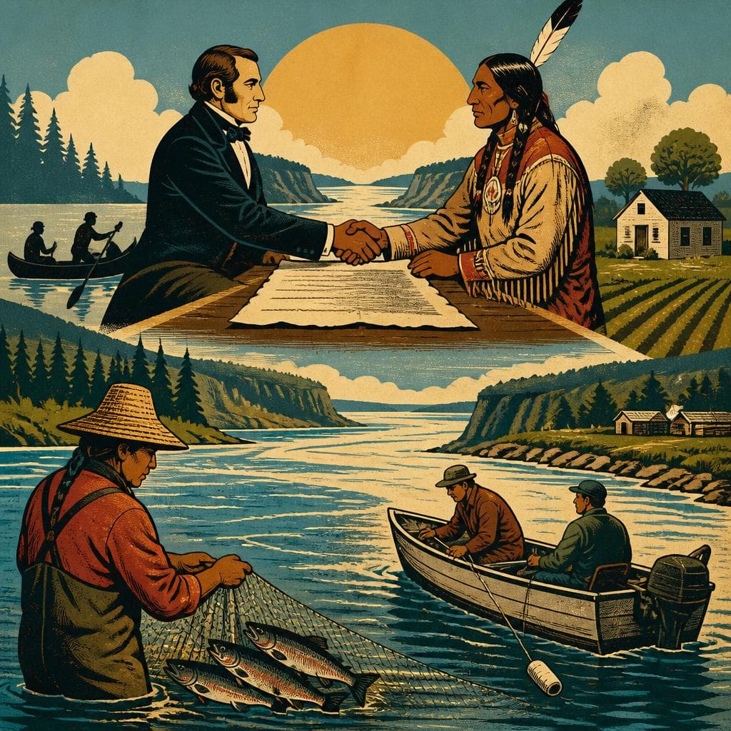 Cover art for A Treaty That Still Governs the River