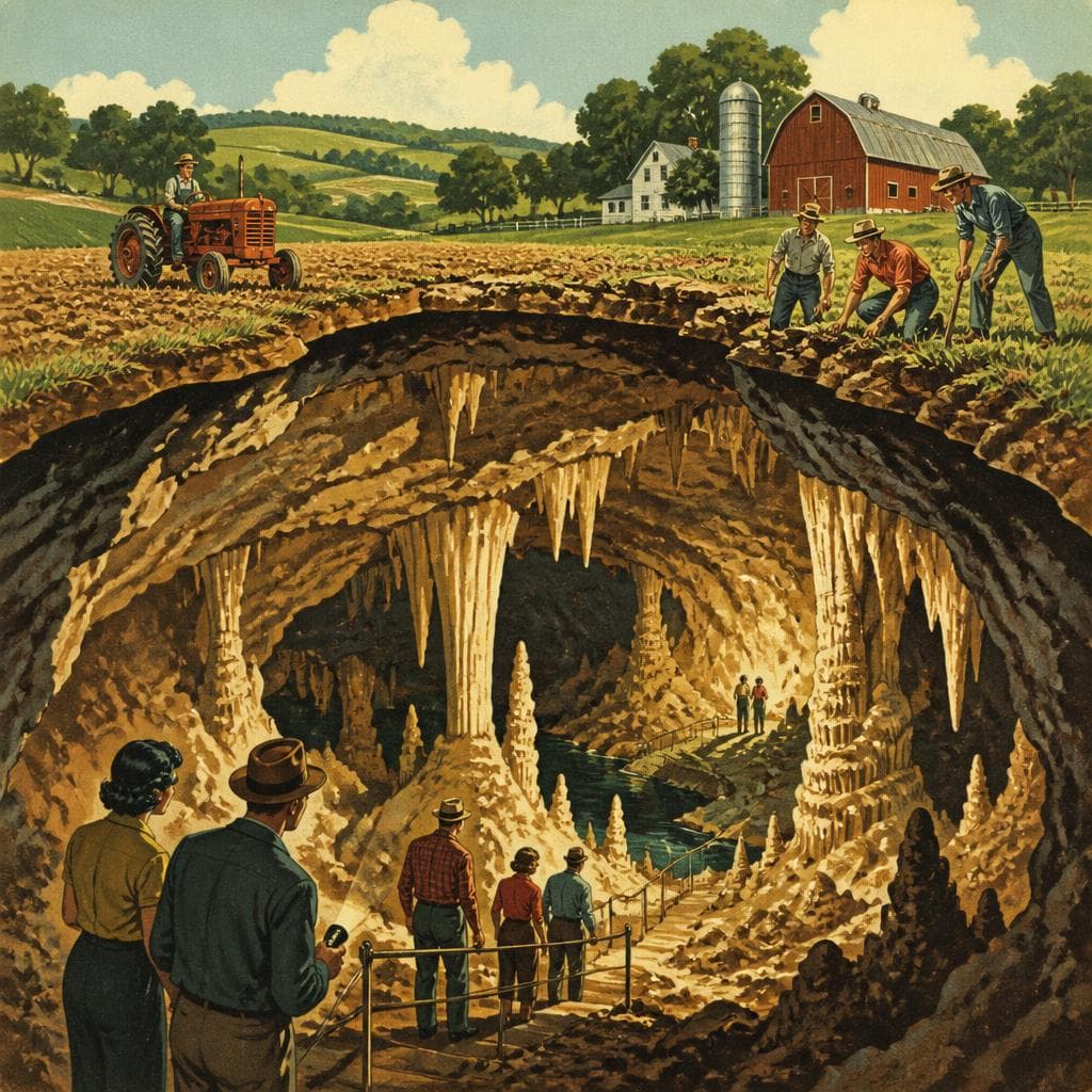 Cover art for How a Farm Field Opened Into Ohio Caverns