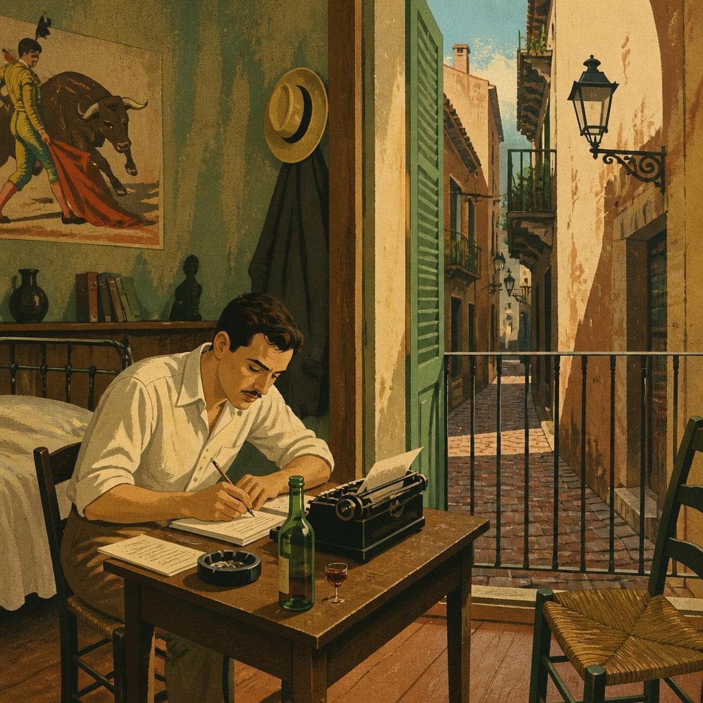Cover art for Before the Nobel, a Room in Pirate's Alley