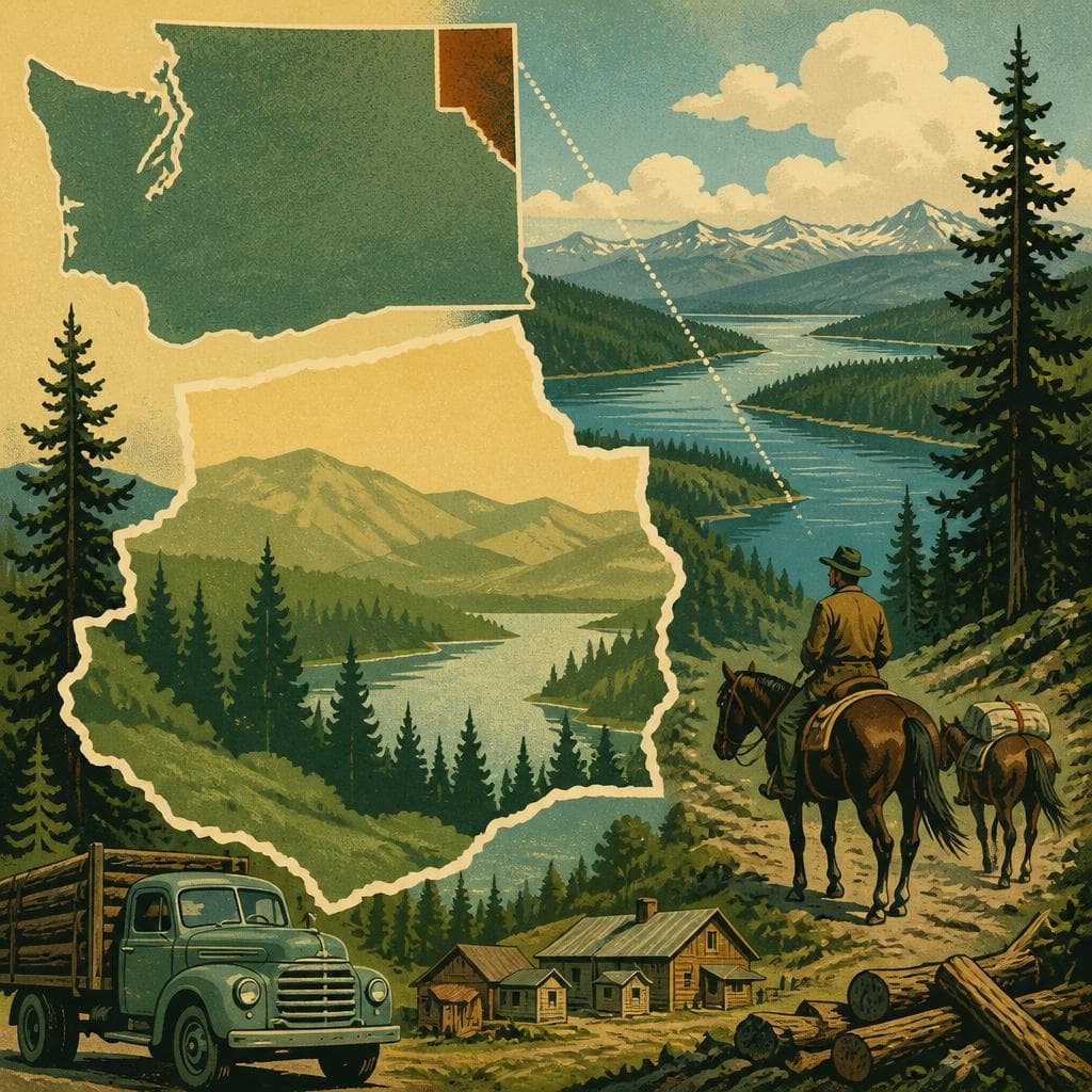 Cover art for When Distance Made a County