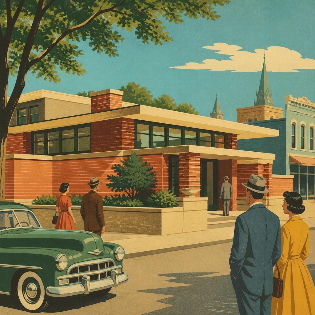 Cover art for When a Merchant Brought Wright Downtown