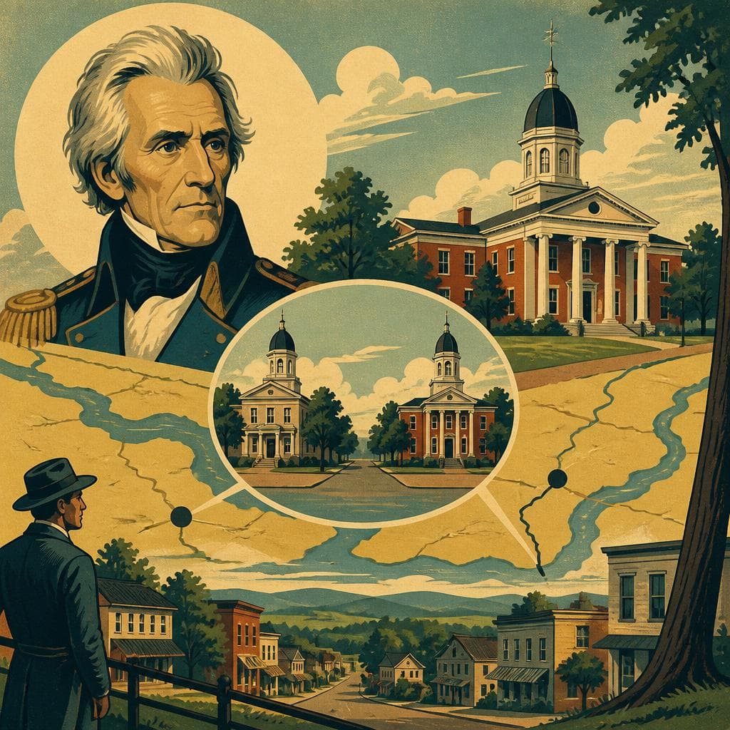 Cover art for A County Seat Named Twice for Jackson