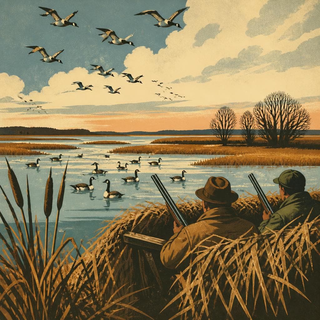 Cover art for Where Geese Rest, Hunters Gather