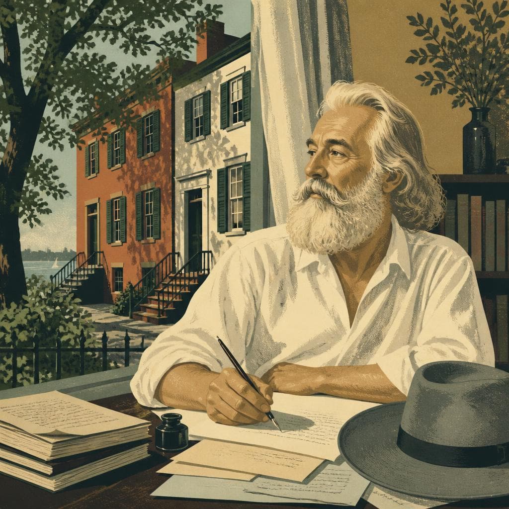 Cover art for Where Whitman Made a Final Home