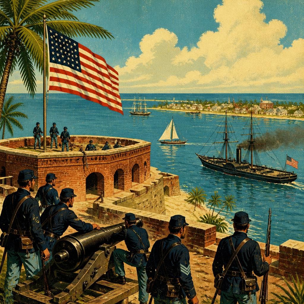 Cover art for The Fort That Kept Key West Federal