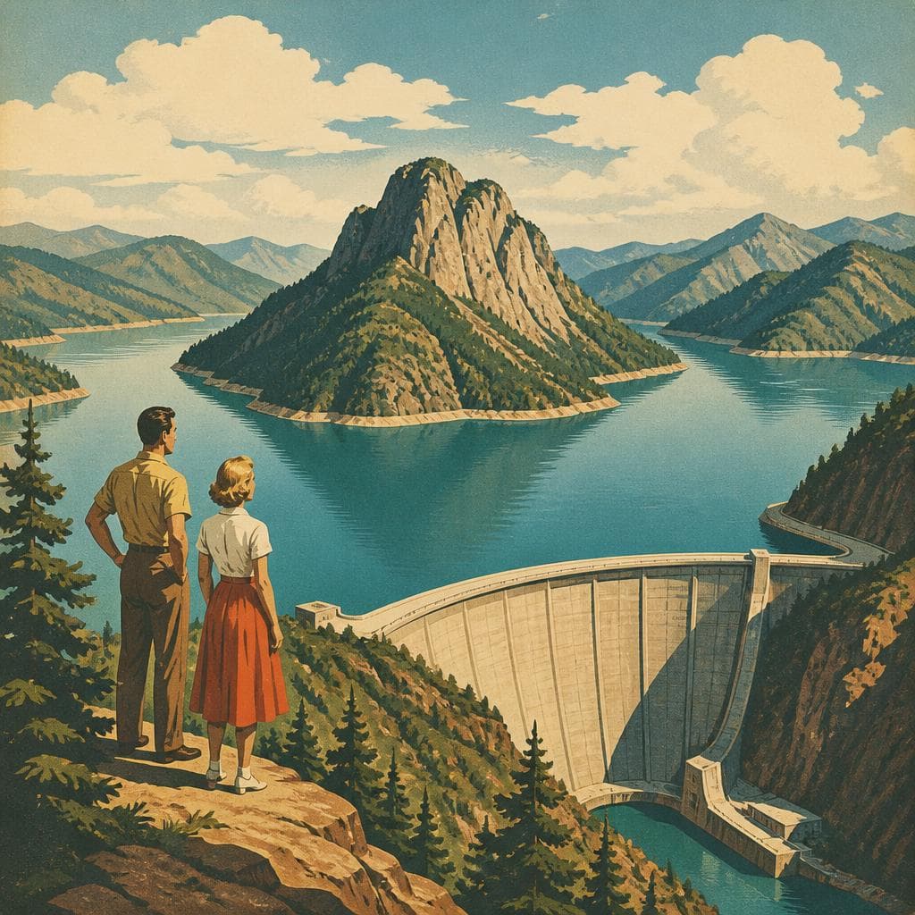 Cover art for The Mountain the Lake Turned Into an Island