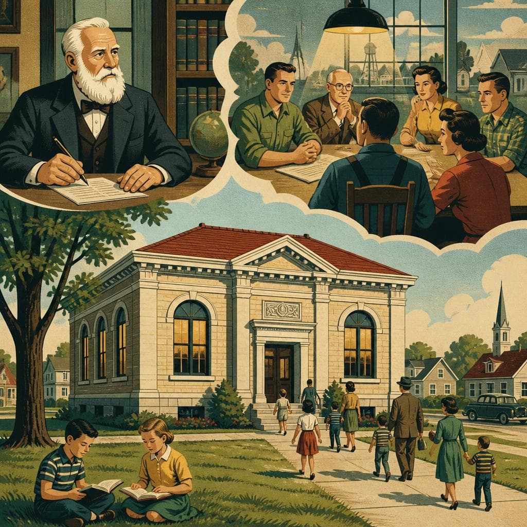 Cover art for A Small Town’s Bargain for Books