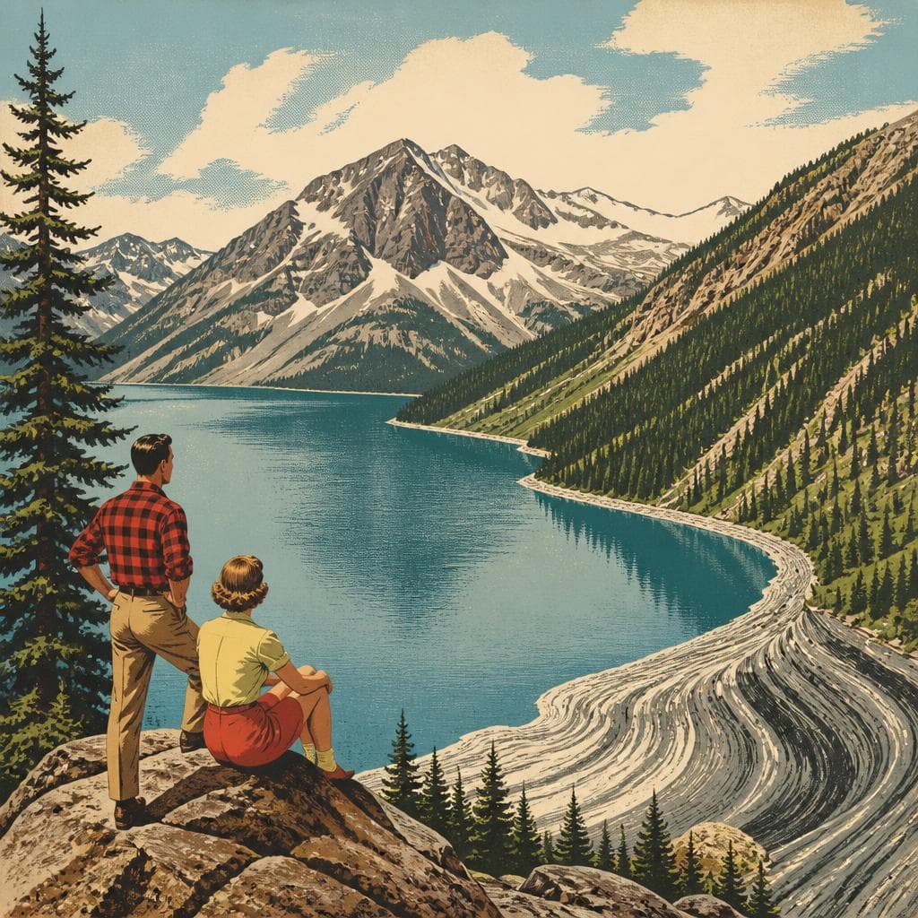 Cover art for Where Ice Drew the Line at Wallowa Lake