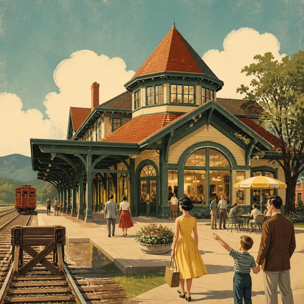 Cover art for When the Trains Stopped, Livingston Kept the Depot