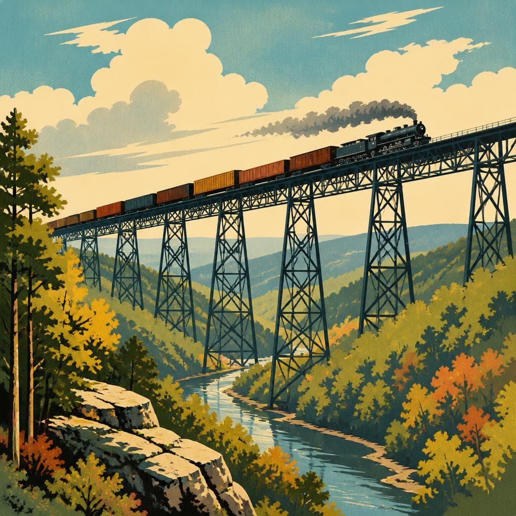 Cover art for The Steel Line Across the Valley