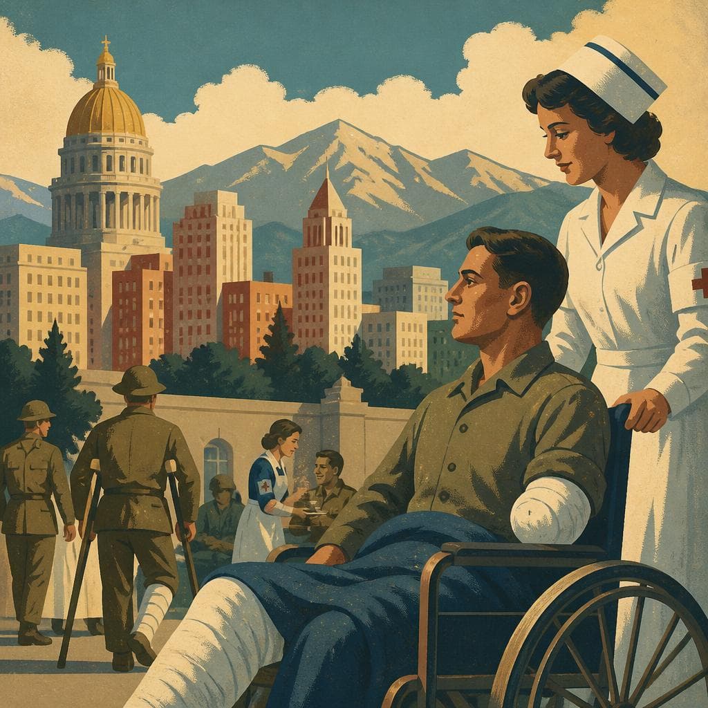 Cover art for When Denver Became a Wartime Hospital City