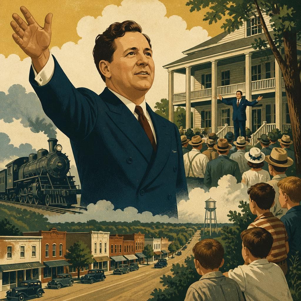 Cover art for Where Huey Long Came Home to Campaign