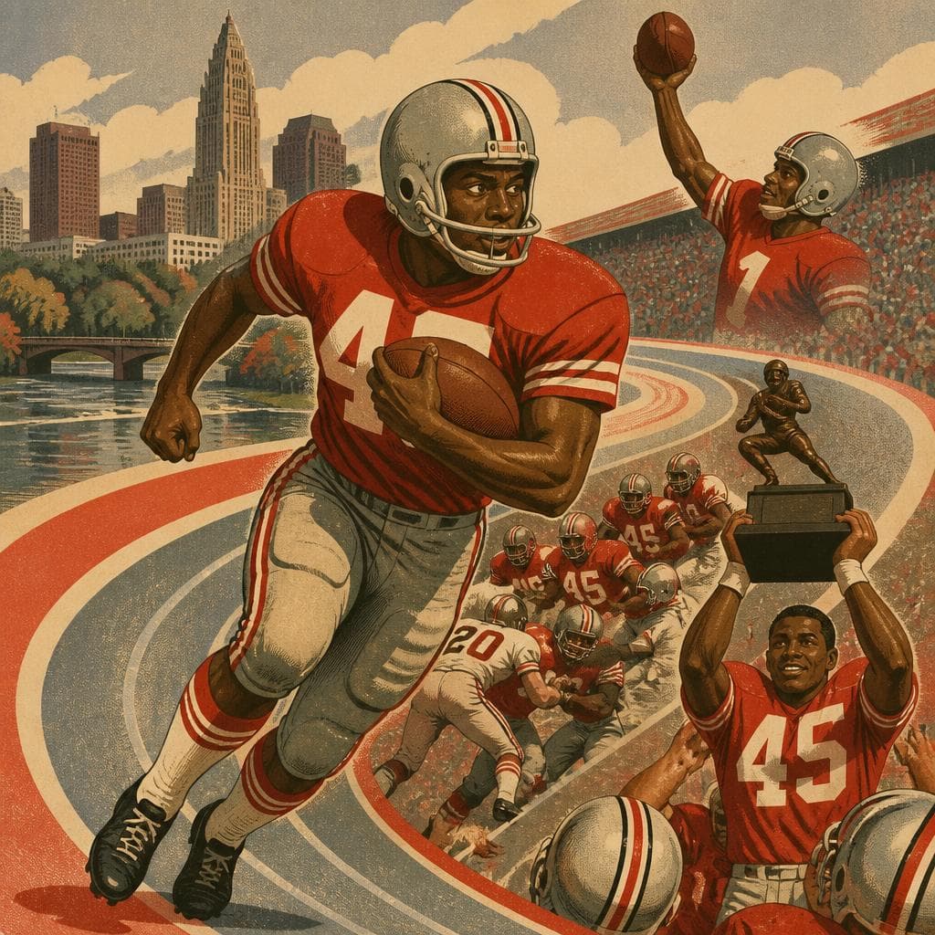 Cover art for The Columbus Run of Archie Griffin