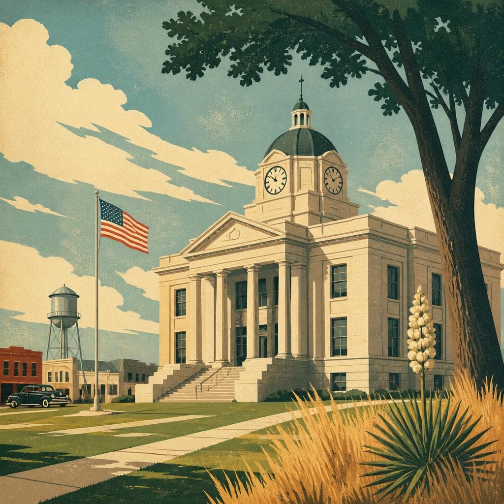 Cover art for A Courthouse That Says the Sandhills Count
