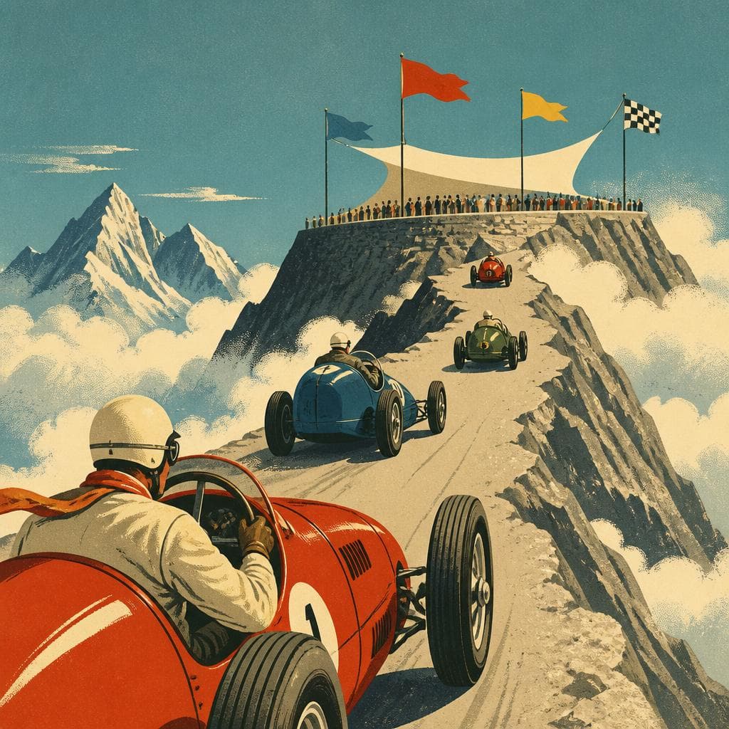 Cover art for The Race That Finishes in the Sky