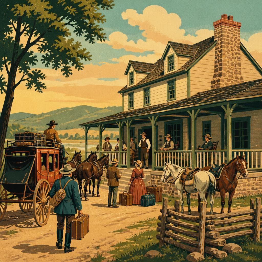 Cover art for Where the Road Paused at Potts Inn
