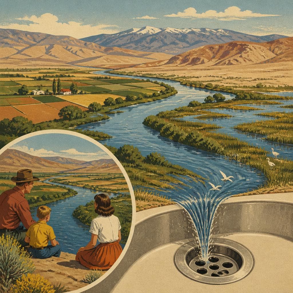 Cover art for The River That Spends Itself in the Sink