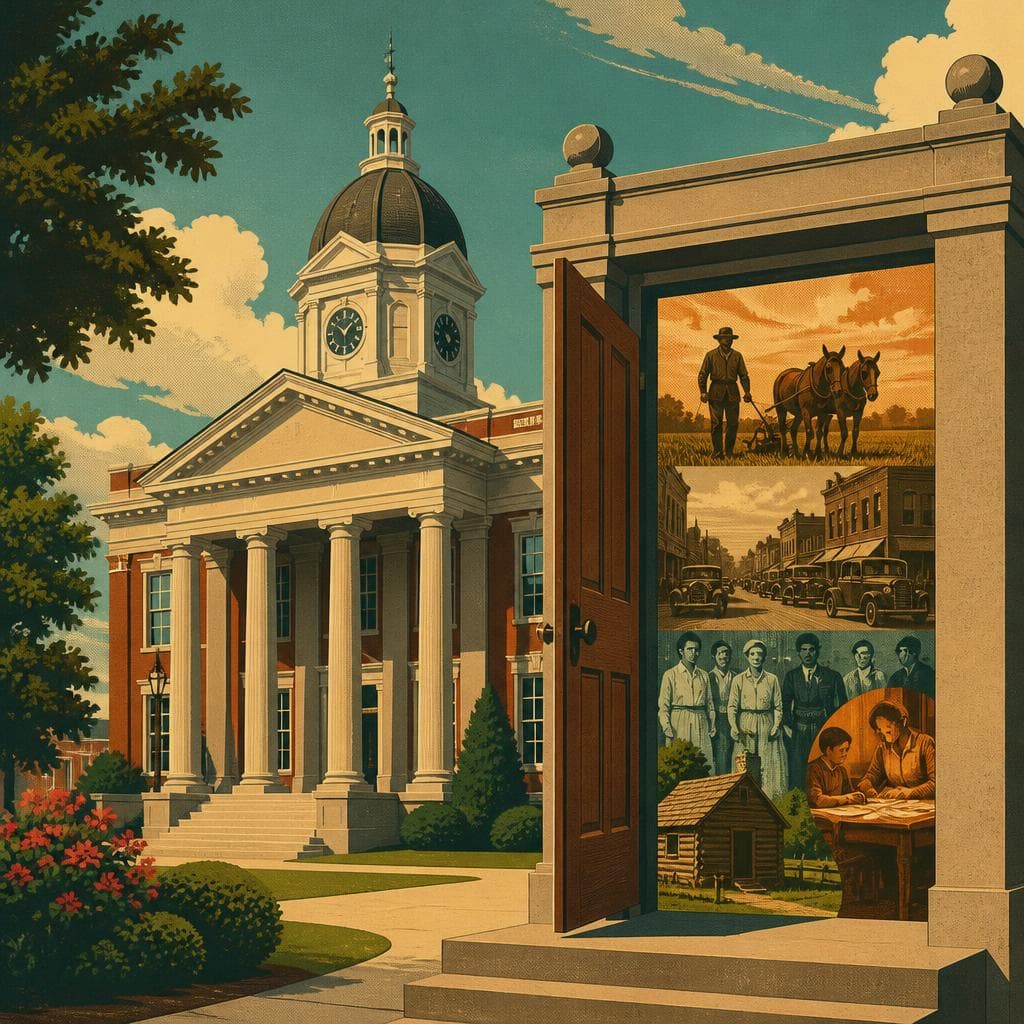 Cover art for One Courthouse, a Whole County’s Past