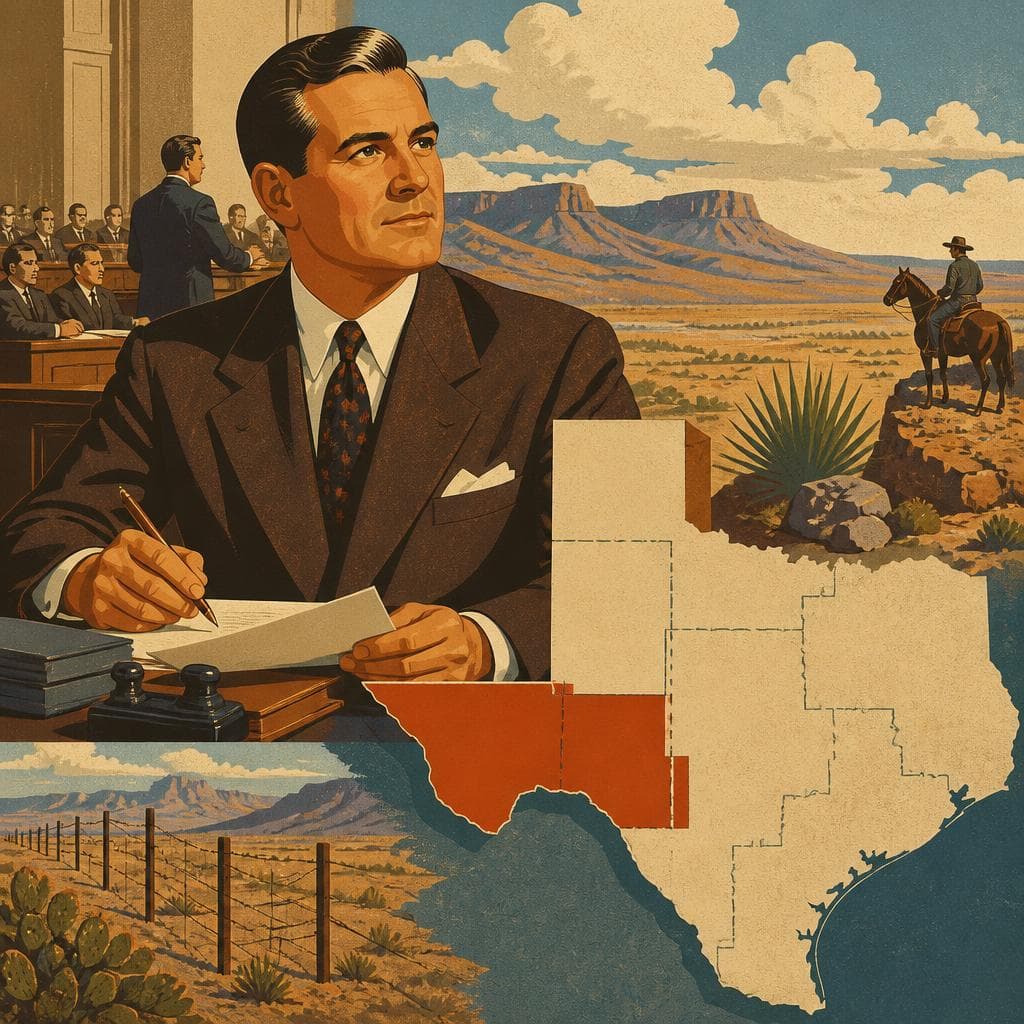 Cover art for The Man Behind Hudspeth County