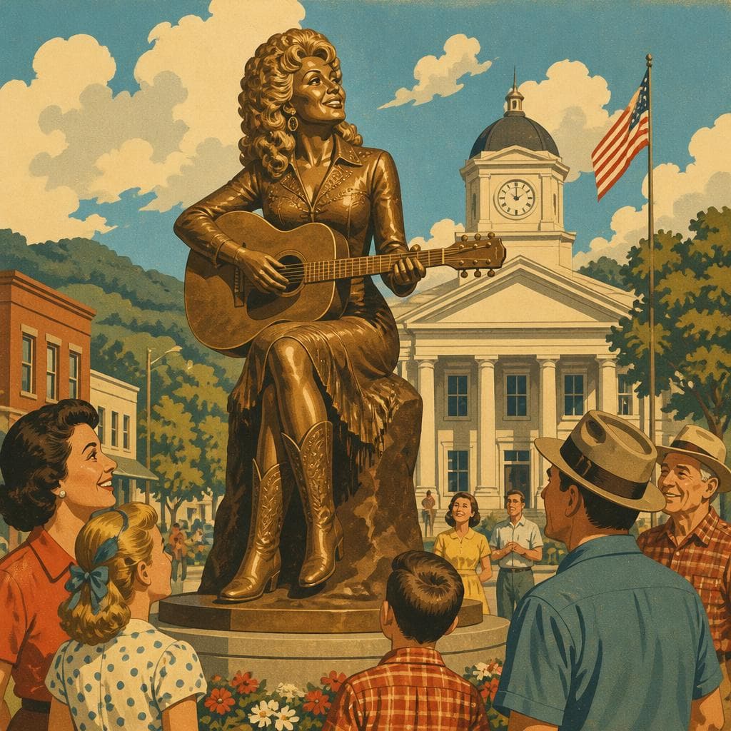 Cover art for Why Sevierville Put Dolly at the Courthouse
