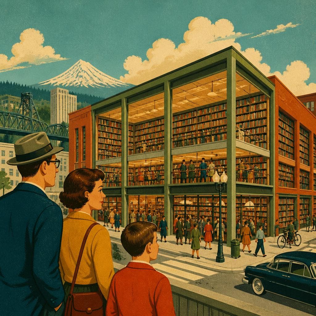 Cover art for How Powell’s Turned Browsing Into a Portland Pilgrimage