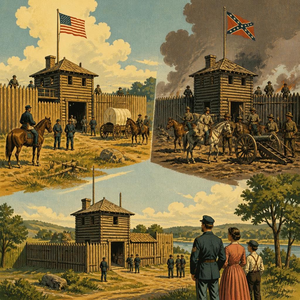 Cover art for Fort Towson and the War That Changed Its Colors
