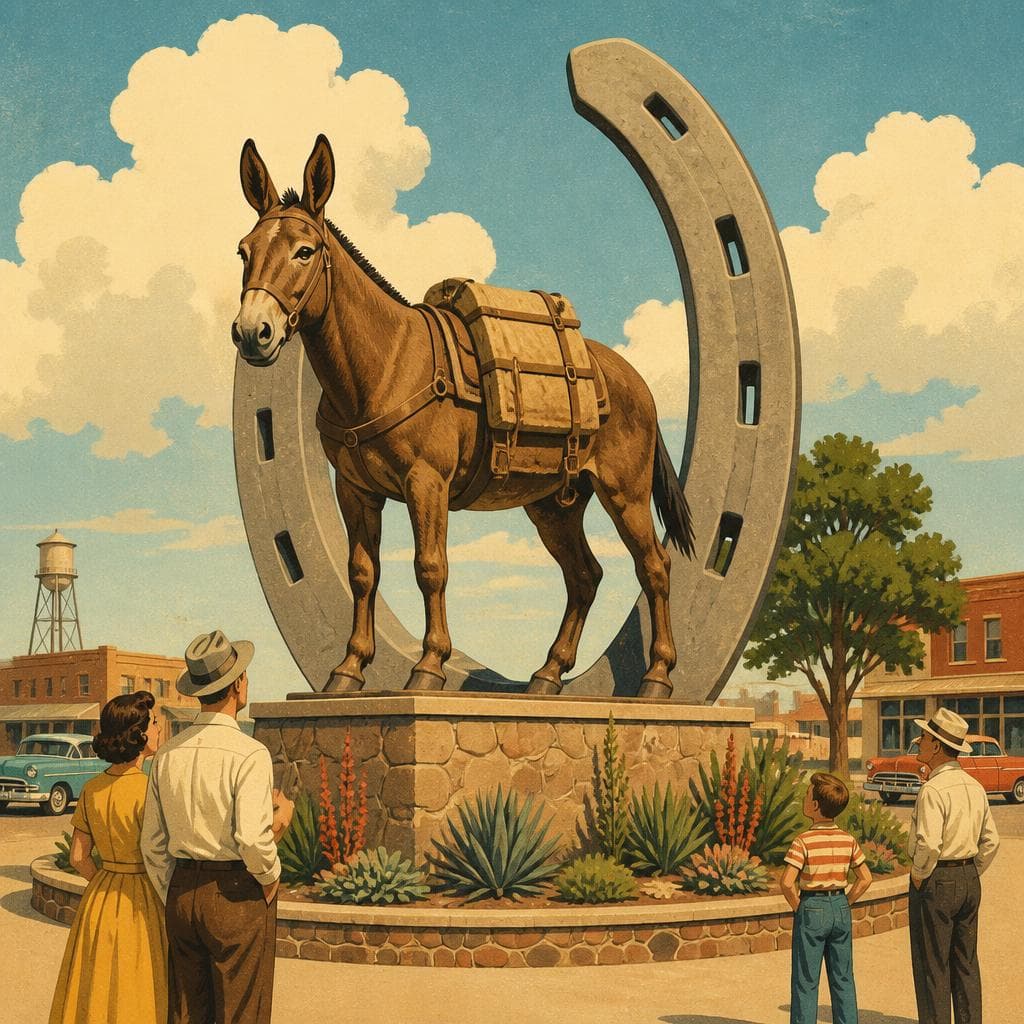 Cover art for Why Muleshoe Put a Mule at Center Stage