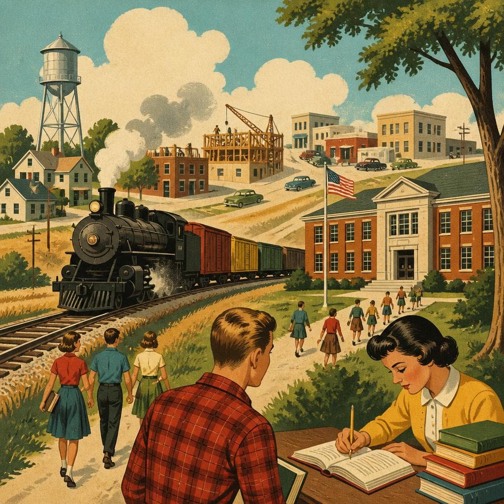 Cover art for Where the Railroad Made a Town