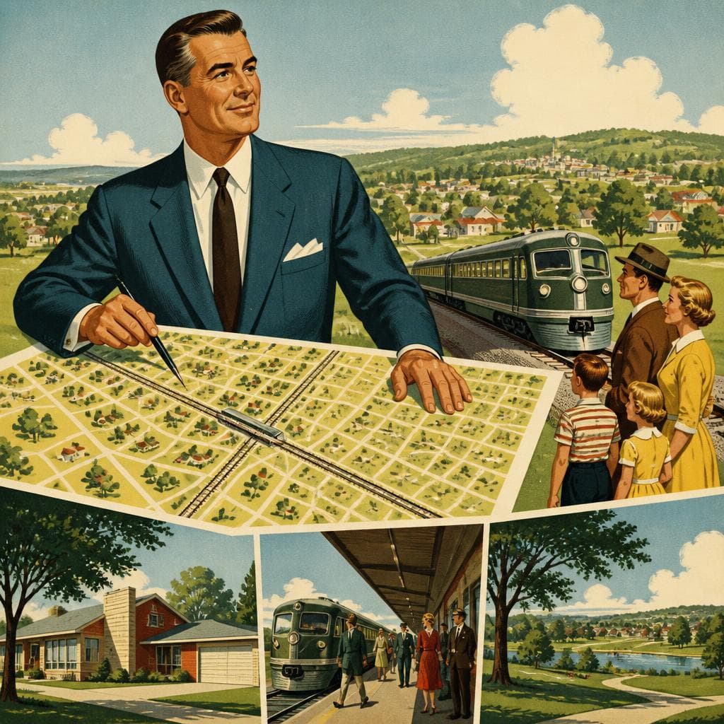 Cover art for Selling a Town on the Rails