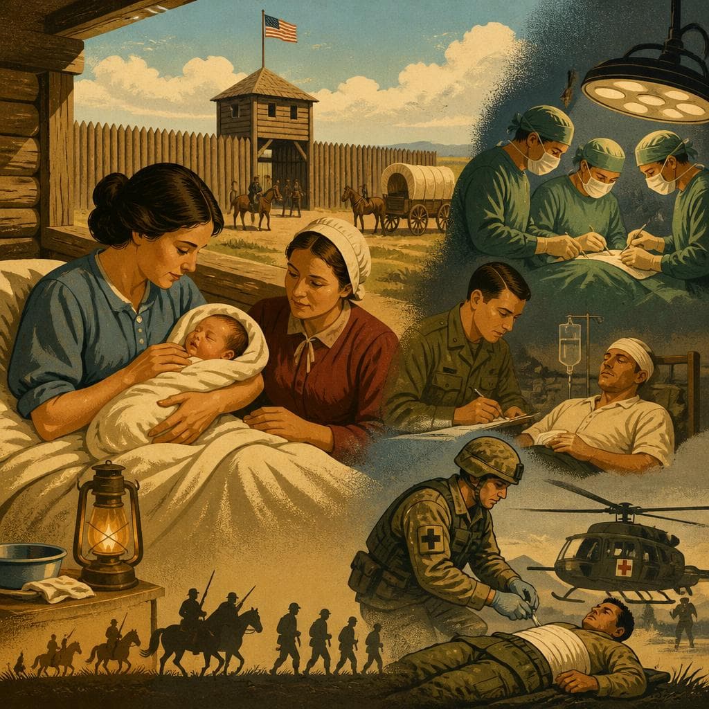 Cover art for Born at Fort Supply, Remembered in Medicine