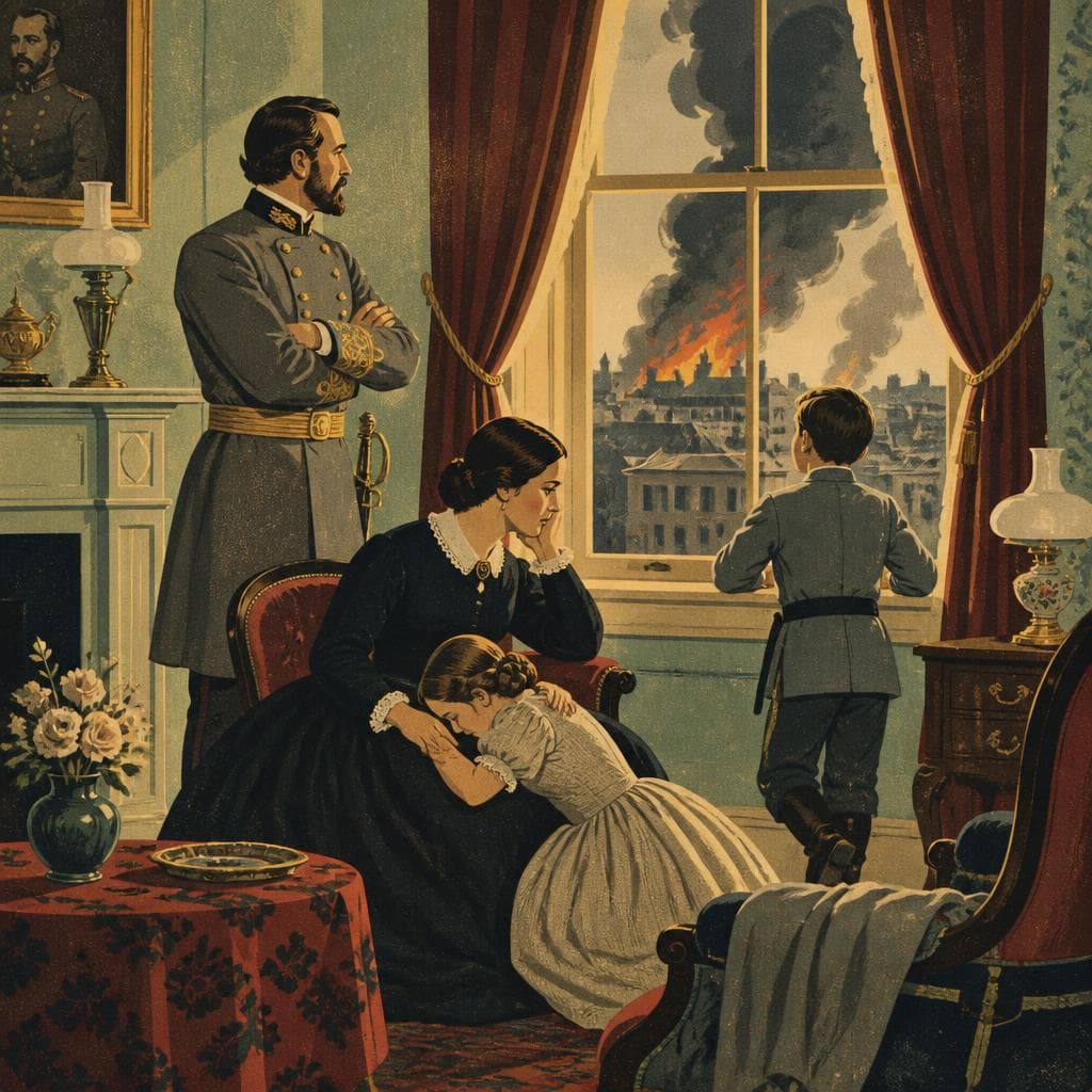 Cover art for A Family at War in Richmond