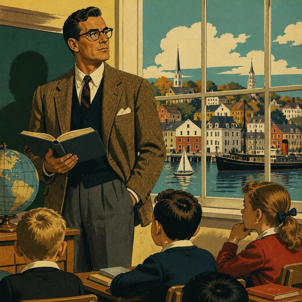 Cover art for Before the Infamy, a Schoolmaster in New London