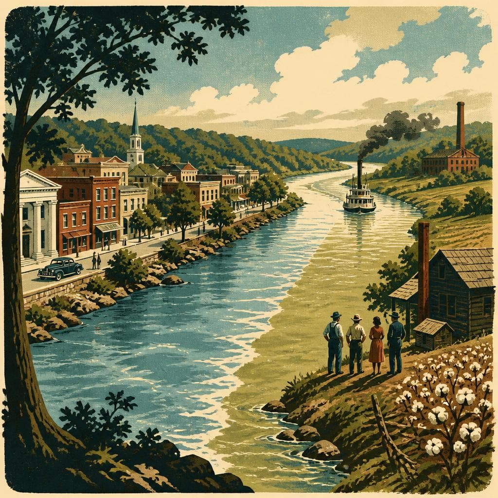 Cover art for Where the River Drew the Line