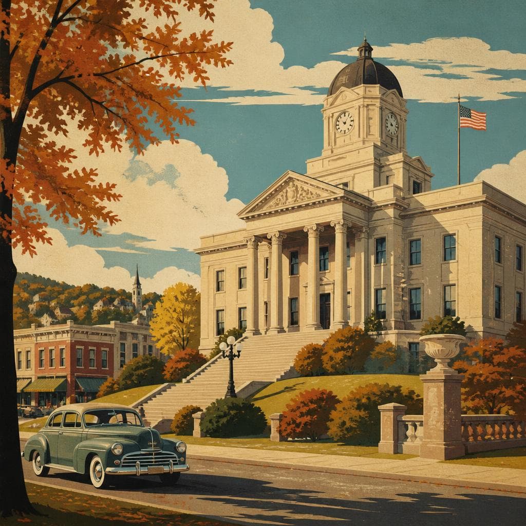Cover art for A Courthouse Built at the Edge of the Fall
