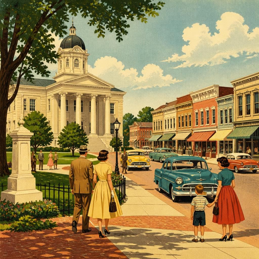 Cover art for Where the Courthouse and Main Street Grew Up Together