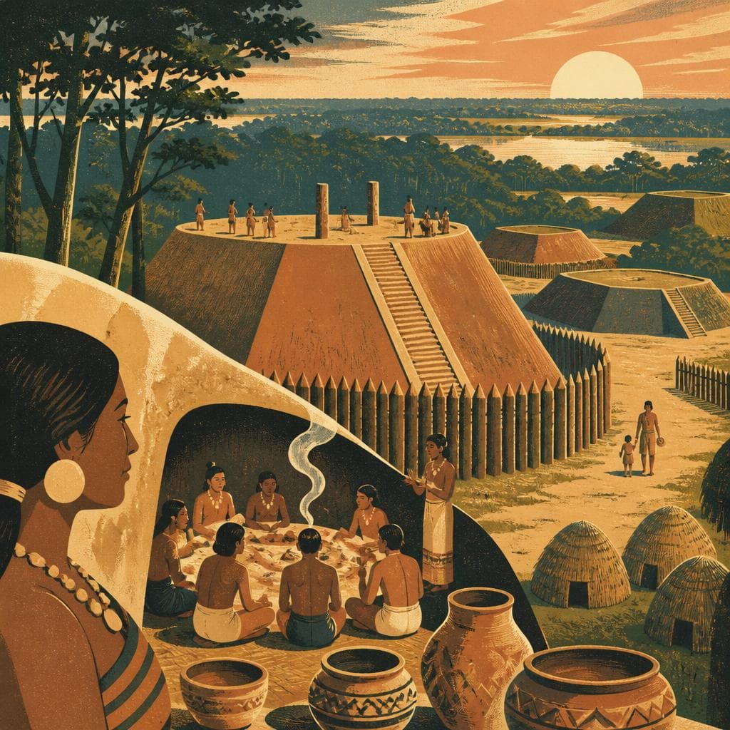 Cover art for Before Georgia, the Earth Rose at Kolomoki