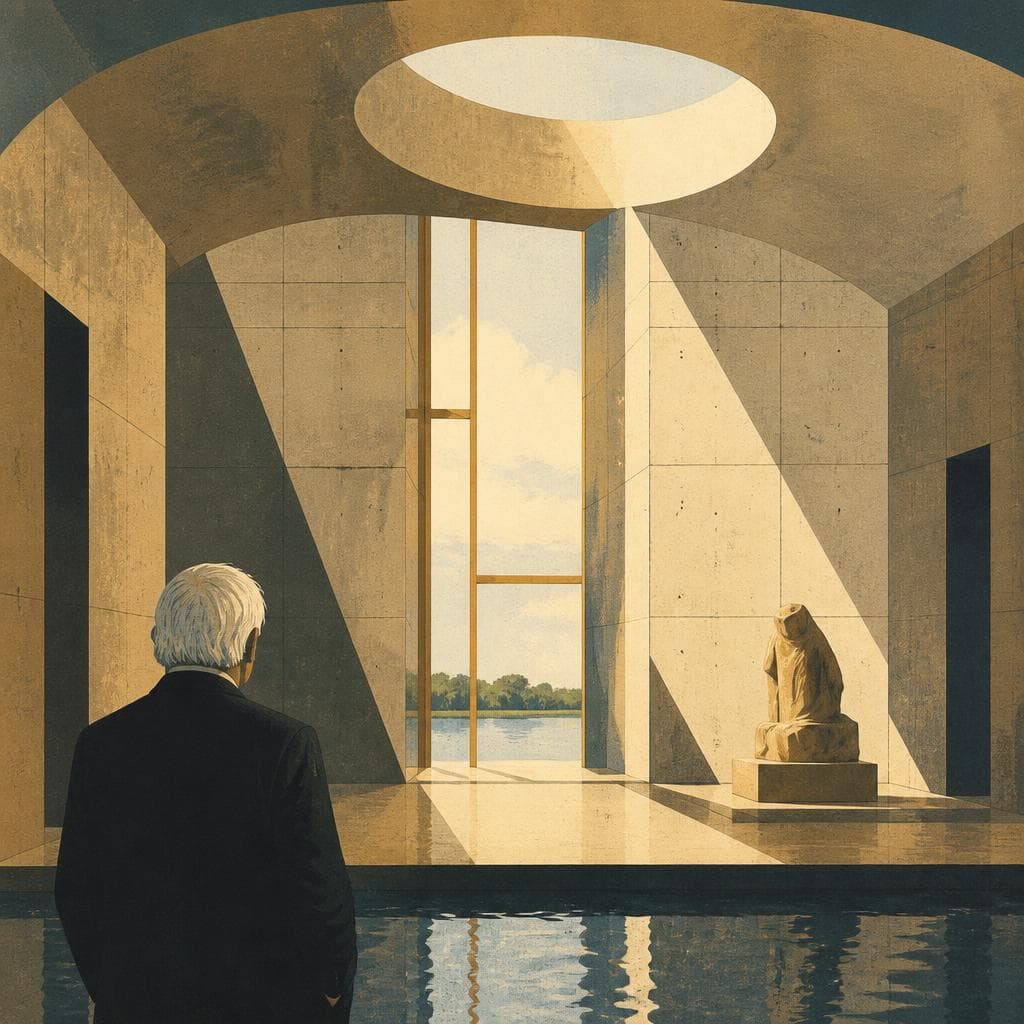 Cover art for Louis Kahn’s Farewell in Light