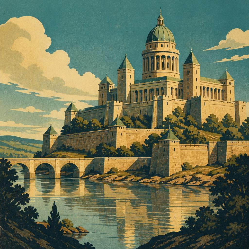 Cover art for The Castle on the River