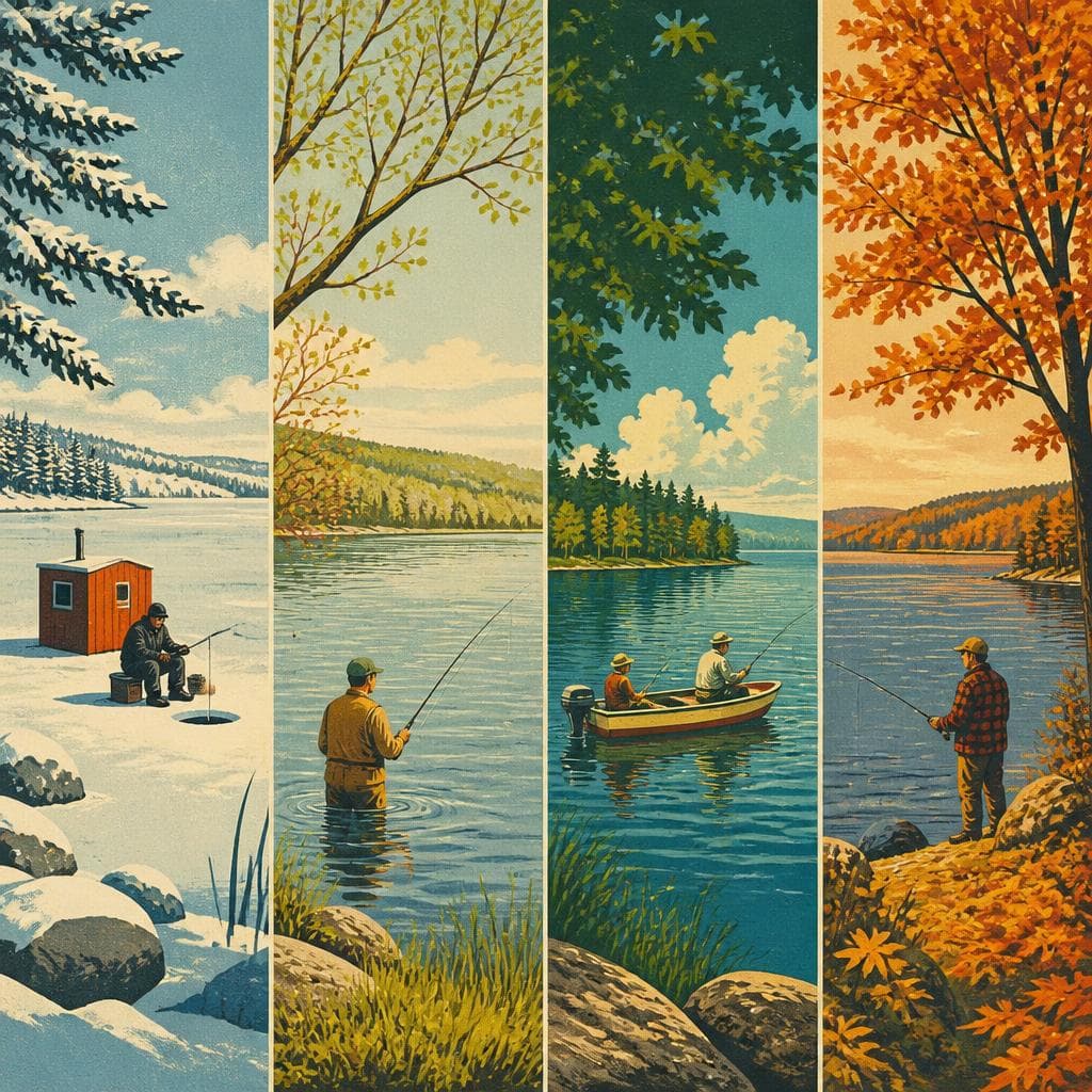 Cover art for Where the Seasons Fish Roy Lake