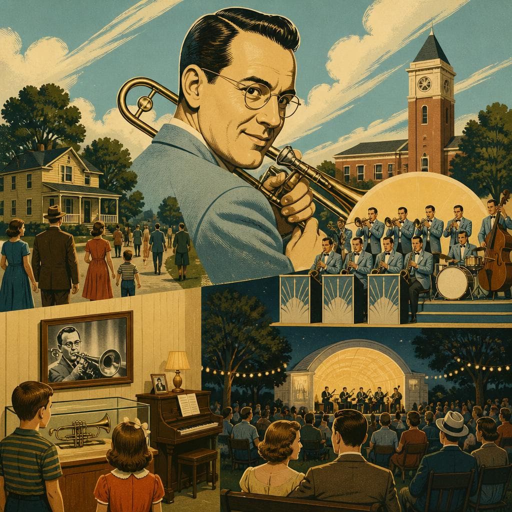Cover art for How Clarinda Keeps Glenn Miller Playing