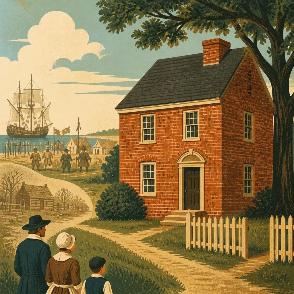 Cover art for A Brick House That Outlasted the Colony