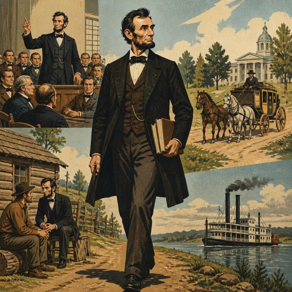 Cover art for Before the Presidency, Lincoln on the Circuit