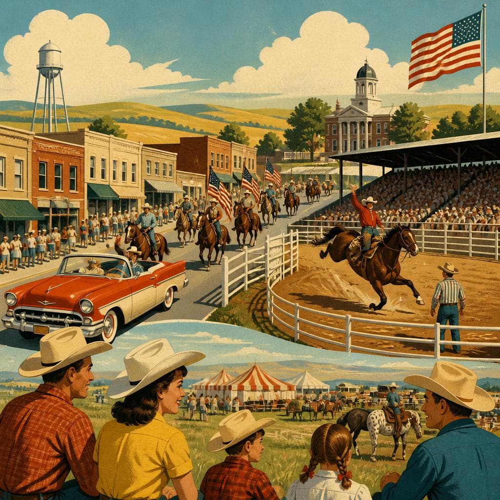 Cover art for When July Turns Burwell Into Rodeo Country
