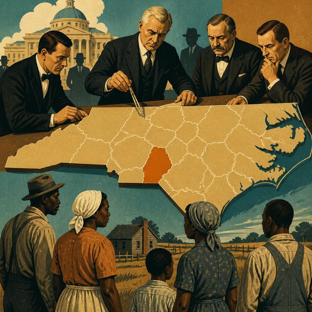 Cover art for A County Drawn in the Heat of Politics