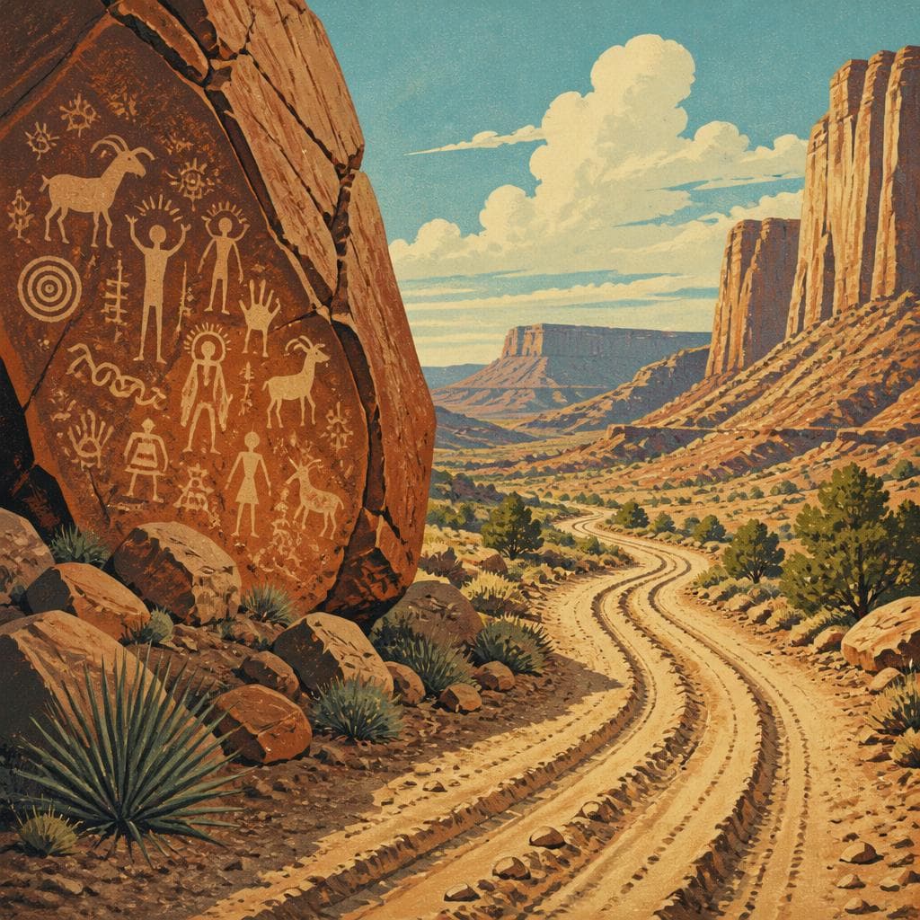 Cover art for Where Painted Stone Meets Wagon Ruts