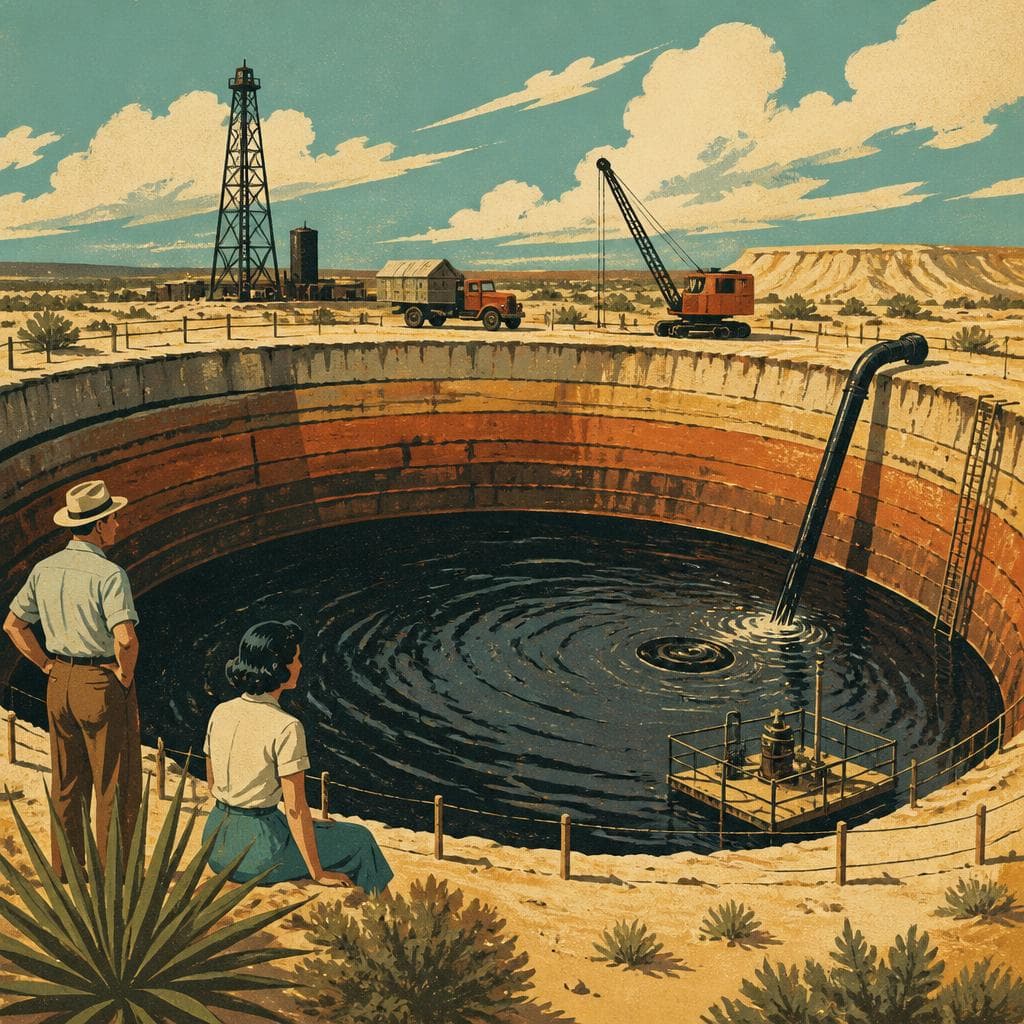 Cover art for When West Texas Dug a Tank Into the Earth