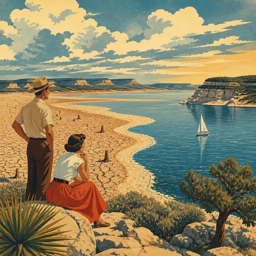 Cover art for Reading the Weather at Lake Stamford